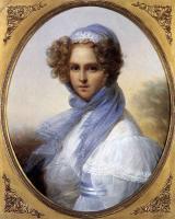 Francois-Joseph Kinsoen - Presumed Portrait Of Miss Kinsoen